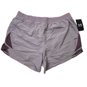 Under Armour Women's Fly By 2.0 Running Shorts Purple Size L